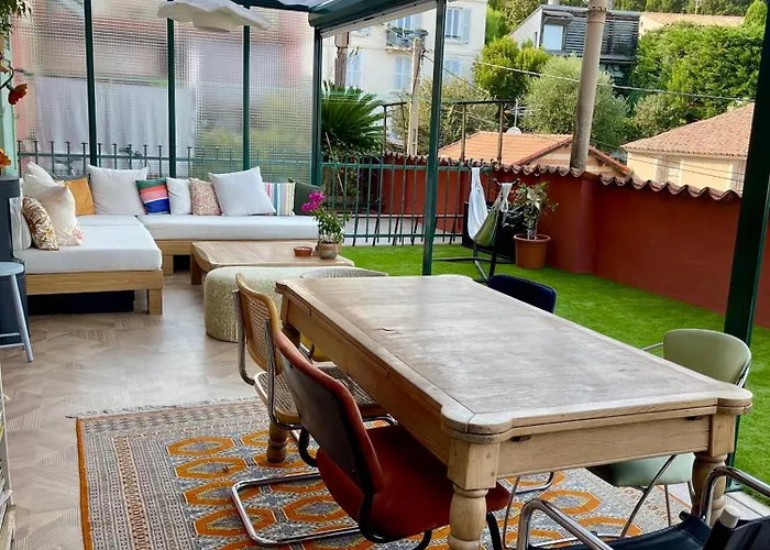 דירה Terrasse Des Artistes - 2 Pieces Avec Pergola קאן